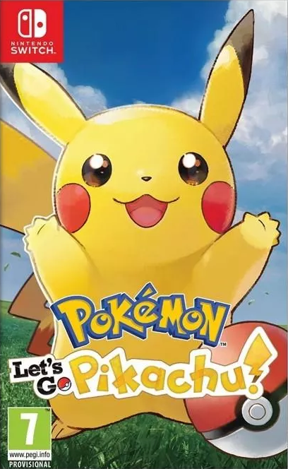 Okładka Pokemon Let's Go Pikachu!