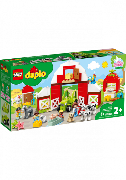 Okładka LEGO Duplo Stodoła, traktor i zwierzęta gospodarskie 10952