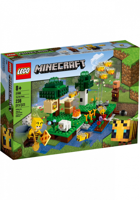 Okładka LEGO Minecraft Pasieka 21165