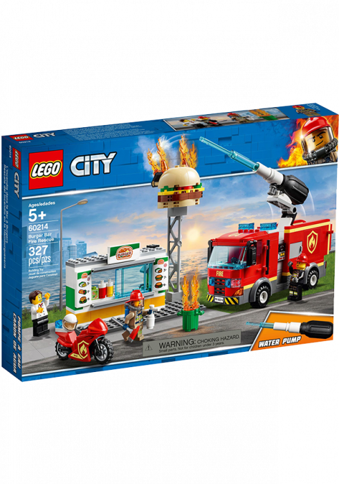 Okładka LEGO City Na ratunek w płonącym barze 60214