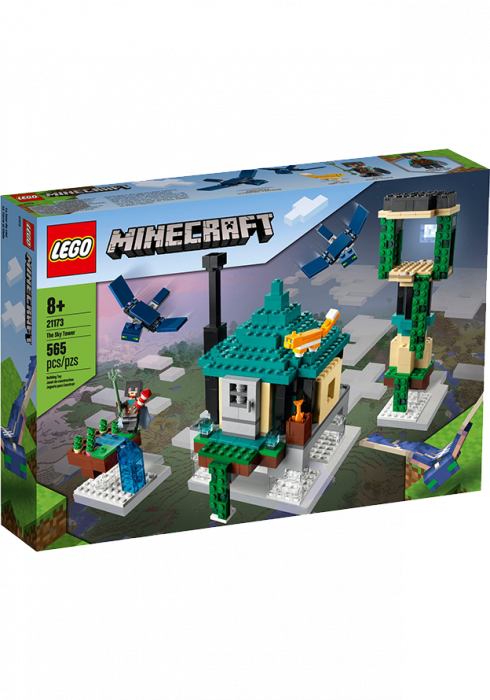 Okładka LEGO Minecraft Podniebna wieża 21173