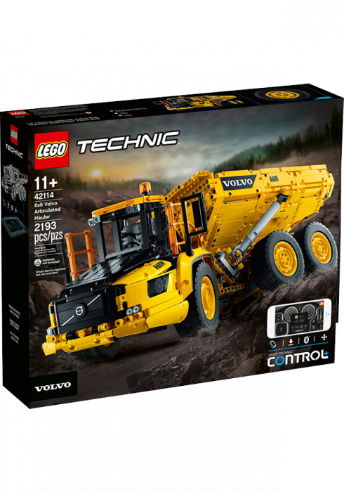 Okładka LEGO Technic Wozidło przegubowe Volvo 6x6 42114