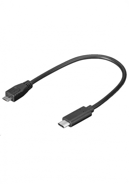 Okładka PremiumCord kabel przewód USB C - Micro USB 20cm