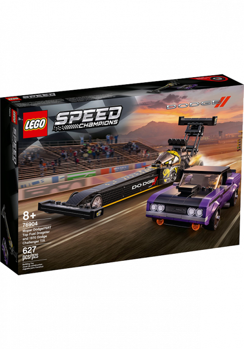 Okładka LEGO SPEED CHAMPIONS Dodge Dragster i Challenger 76904