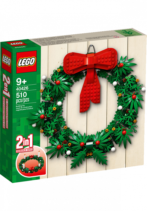 LEGO Bożonarodzeniowy wieniec 2 w 1 40426