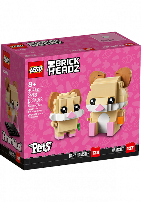 Okładka LEGO BrickHeadz Chomik 40482