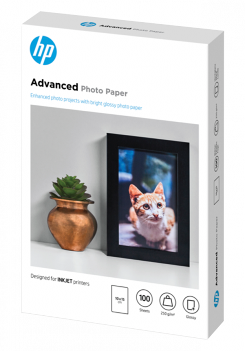 Okładka Papier fotograficzny HP Advanced Glossy 100szt Q8692A