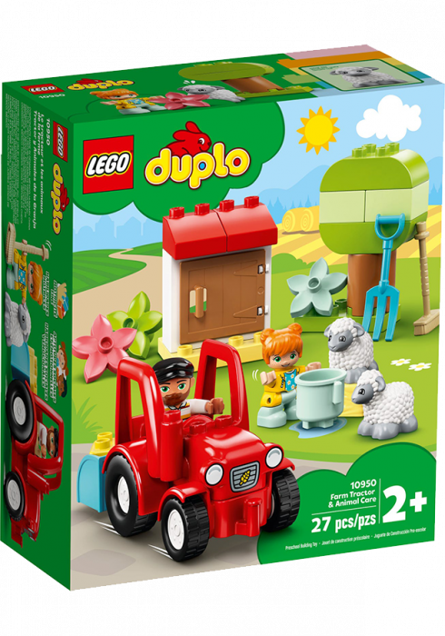 LEGO Duplo Traktor i zwierzęta gospodarskie 10950