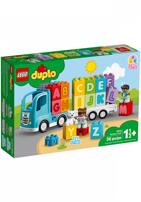 Okładka LEGO Duplo Ciężarówka z alfabetem 10915