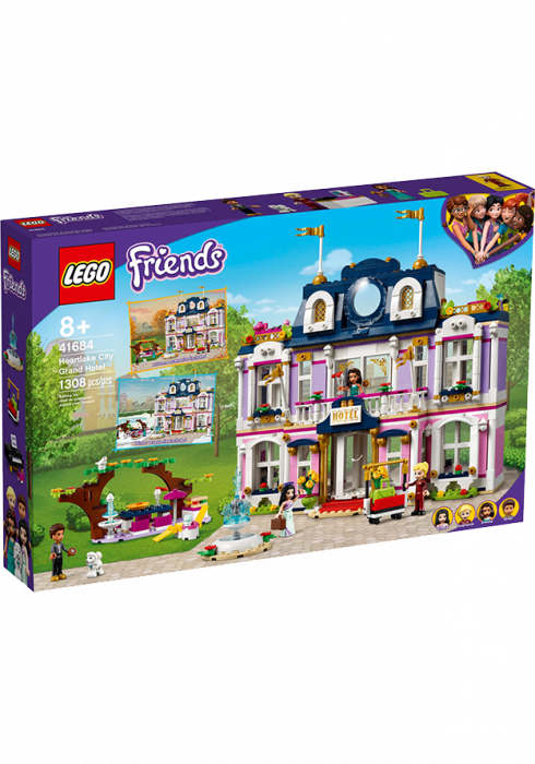 Okładka LEGO Friends Wielki hotel w mieście Heartlake 41684 