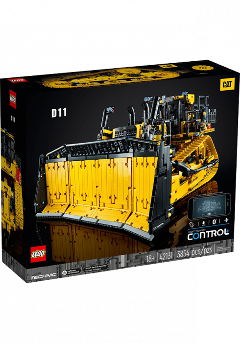 Okładka LEGO Technic Sterowany przez aplikację buldożer Cat D11 42131 