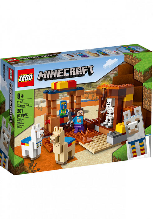 Okładka LEGO Minecraft Punkt handlowy 21167