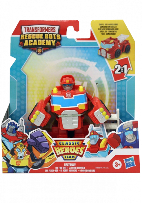 Transformers Rescue Bots Academy 2w1 HeatWave F0888