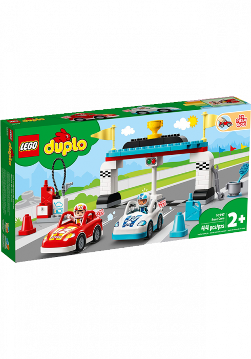 Okładka LEGO Duplo Samochody wyścigowe 10947