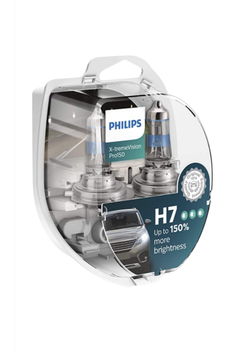 Philips żarówki H7 X-treme Vision Pro150 +150% 2szt