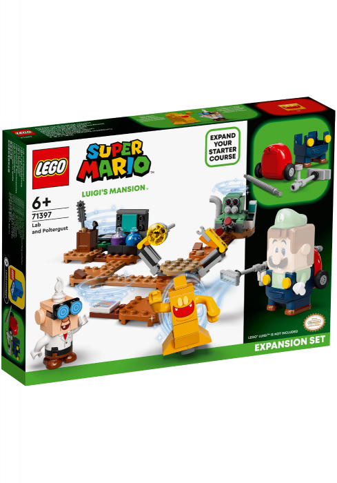 LEGO Super Mario Laboratorium w rezydencji Luigiego i Poltergust - zestaw rozszerzający 71397