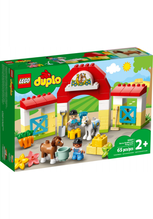 Okładka LEGO DUPLO Town Stadnina i kucyki 10951