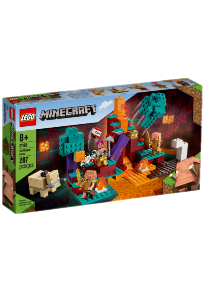 Okładka LEGO Minecraft Spaczony las 21168
