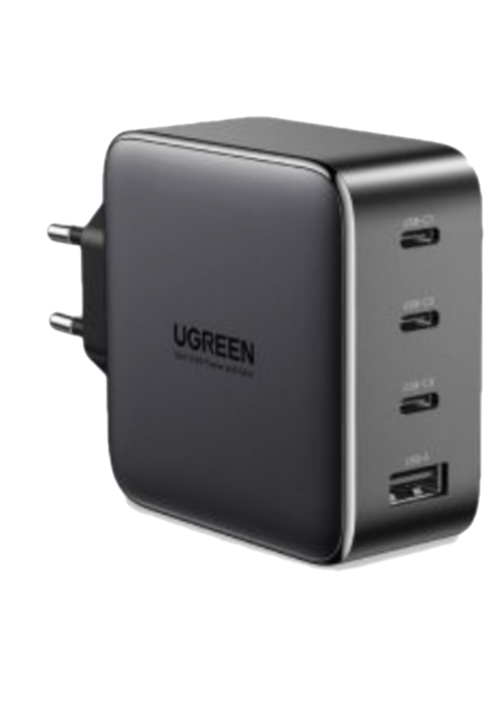 Okładka Ładowarka sieciowa UGREEN CD226, USB QC3.0, 3x USB-C, 100W, PD (czarna)