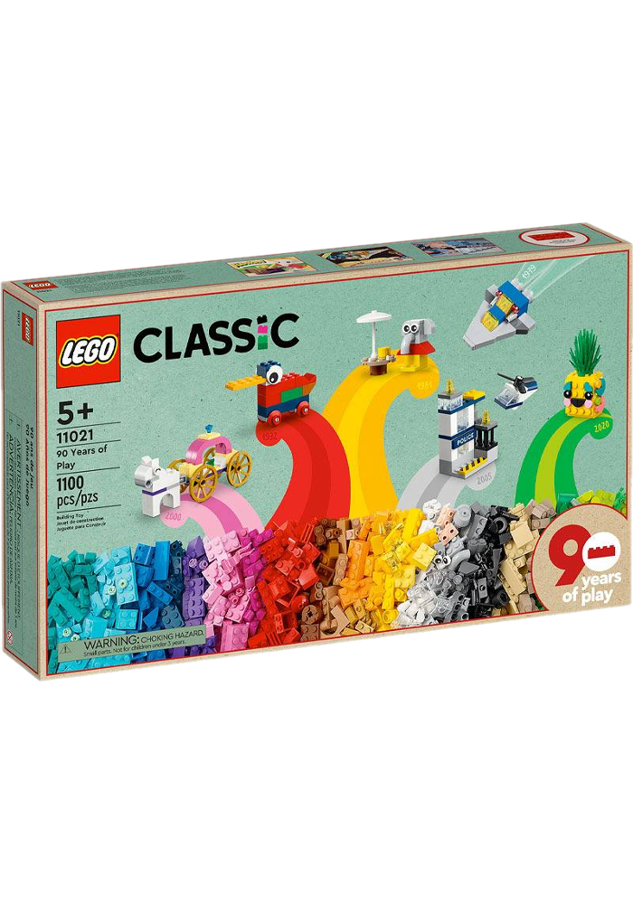 Okładka LEGO Classic 90 lat zabawy 11021