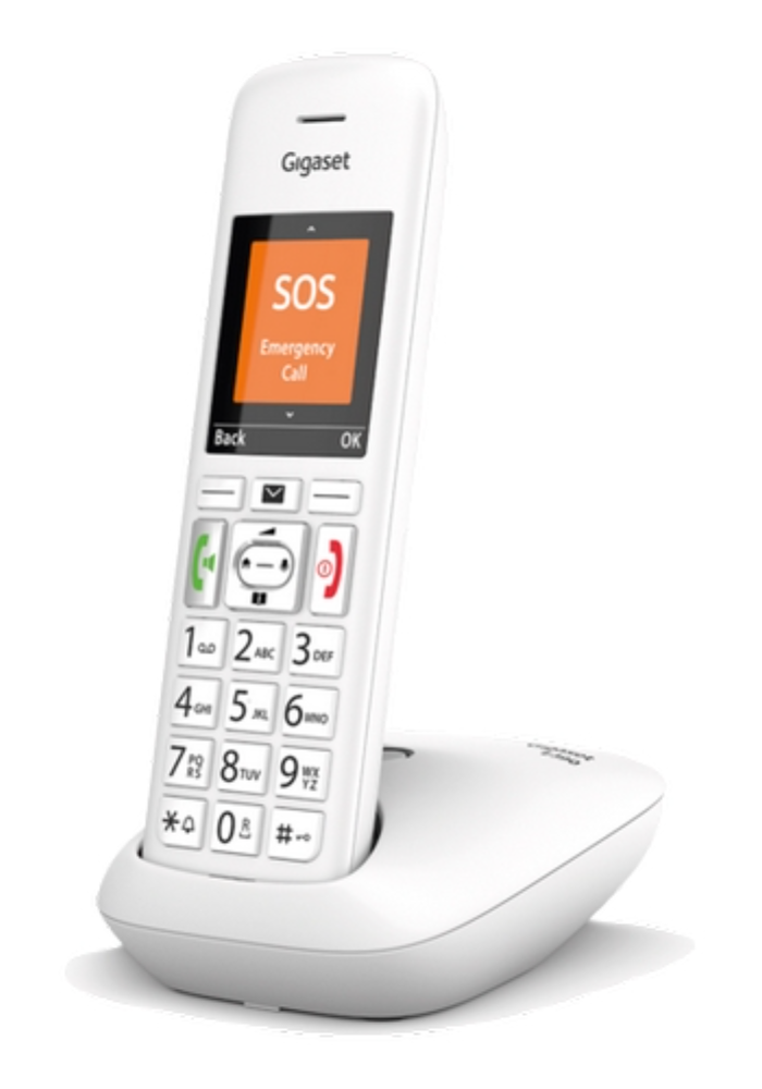 Okładka Telefon bezprzewodowy Gigaset E390 (biały)