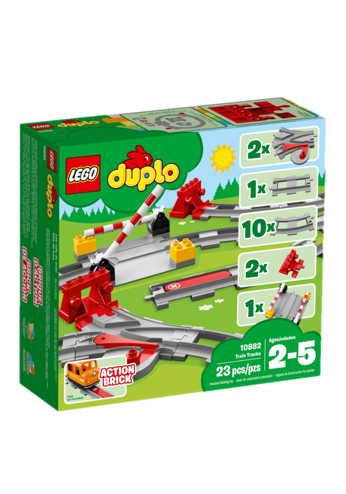 Okładka LEGO Duplo Tory kolejowe 10882
