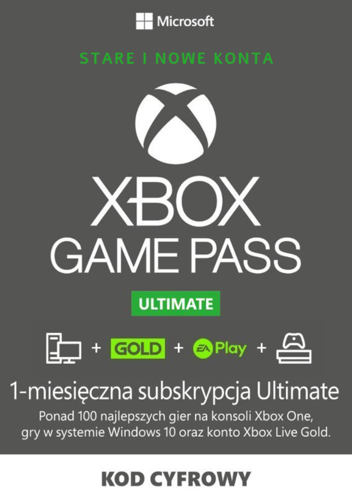 Okładka Xbox Game Pass Ultimate 30 dni