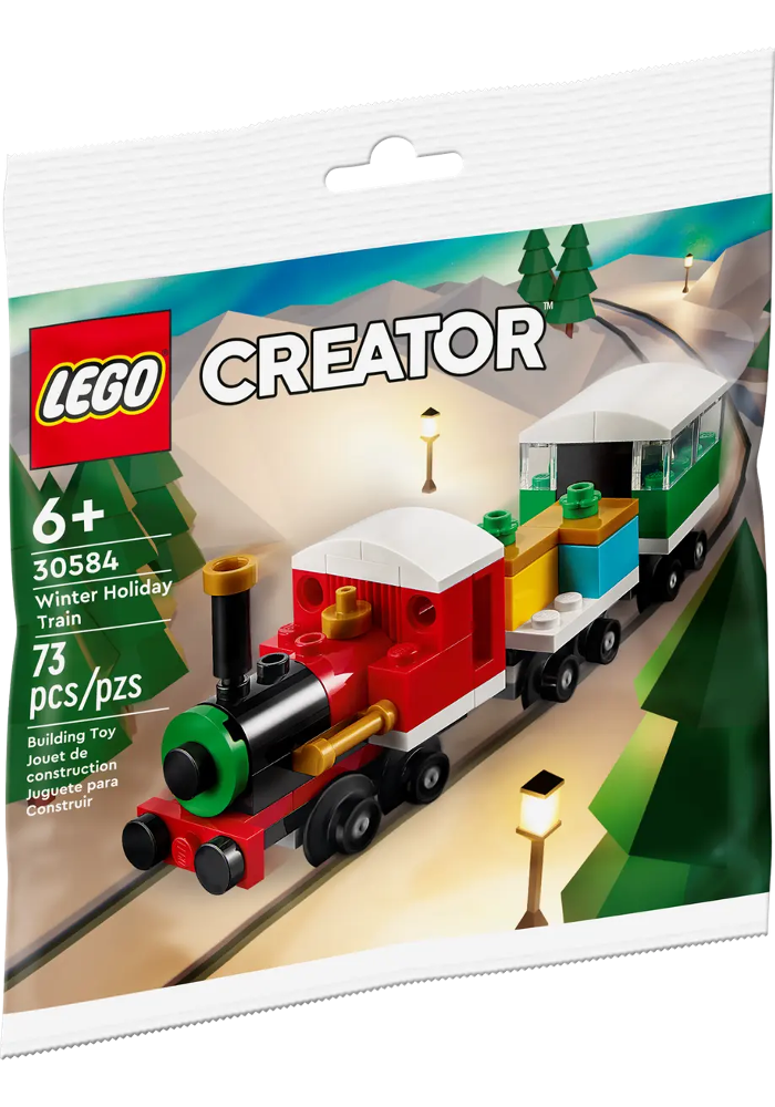 Okładka LEGO Creator Świąteczny pociąg 30584