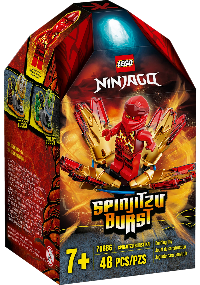Okładka LEGO Ninjago Wybuch Spinjitzu - Kai 70686