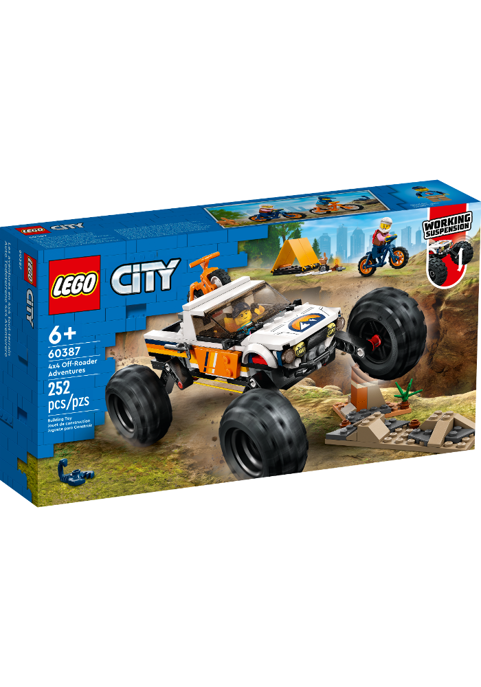 Okładka LEGO CITY Przygody samochodem terenowym z napędem 4x4 60387