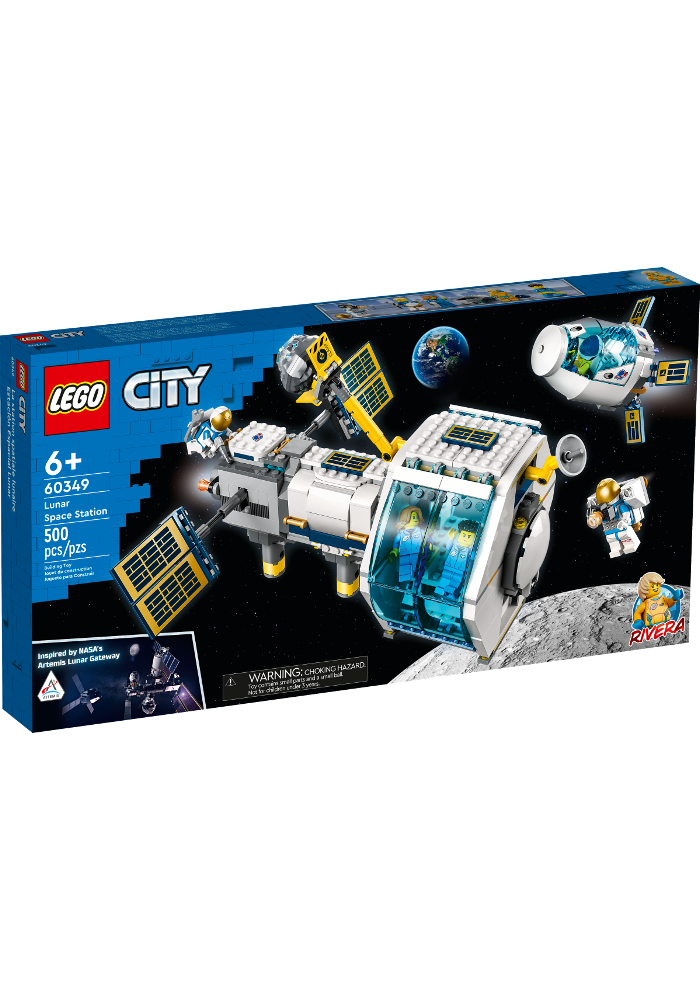 Okładka LEGO CITY Stacja kosmiczna na Księżycu 60349