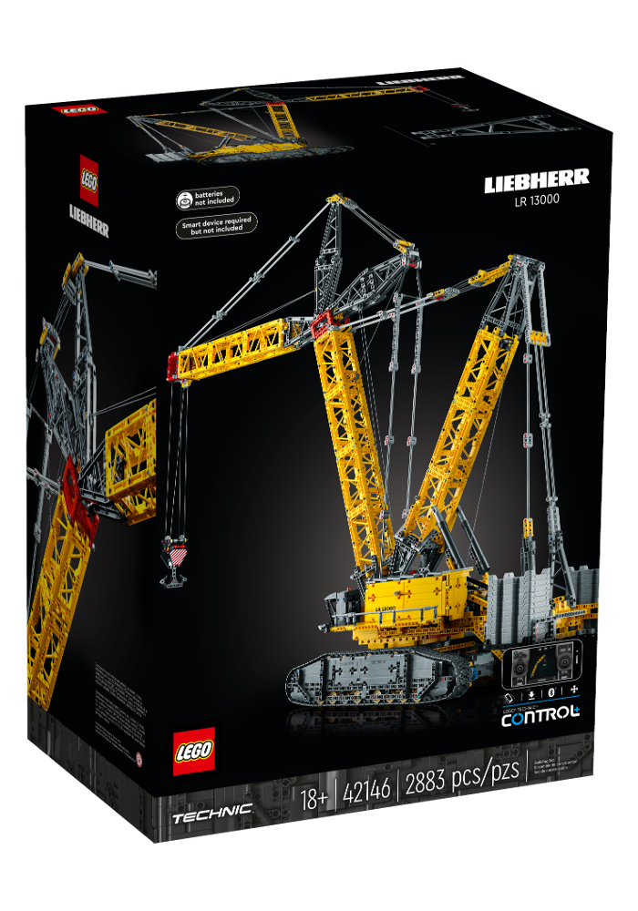Okładka LEGO Technic Żuraw gąsienicowy Liebherr LR 13000 42146