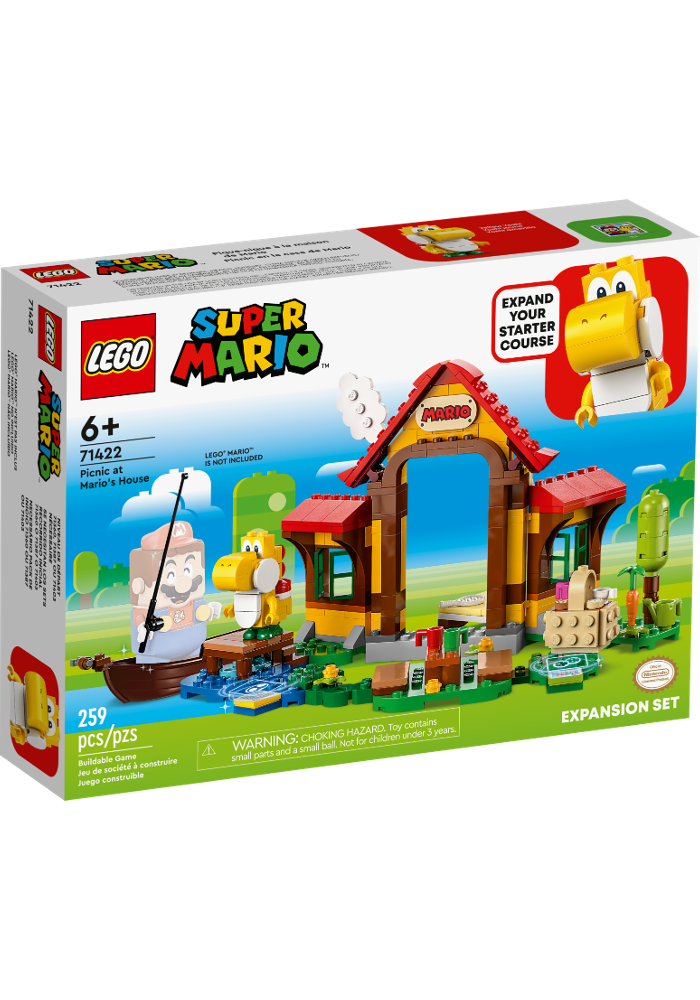 Okładka LEGO SUPER MARIO Piknik w domu Mario — zestaw rozszerzający 71422