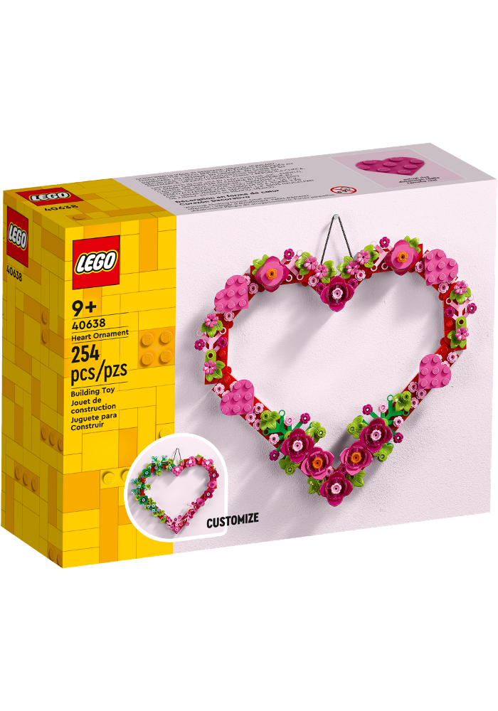 Okładka LEGO Ozdoba w kształcie serca 40638