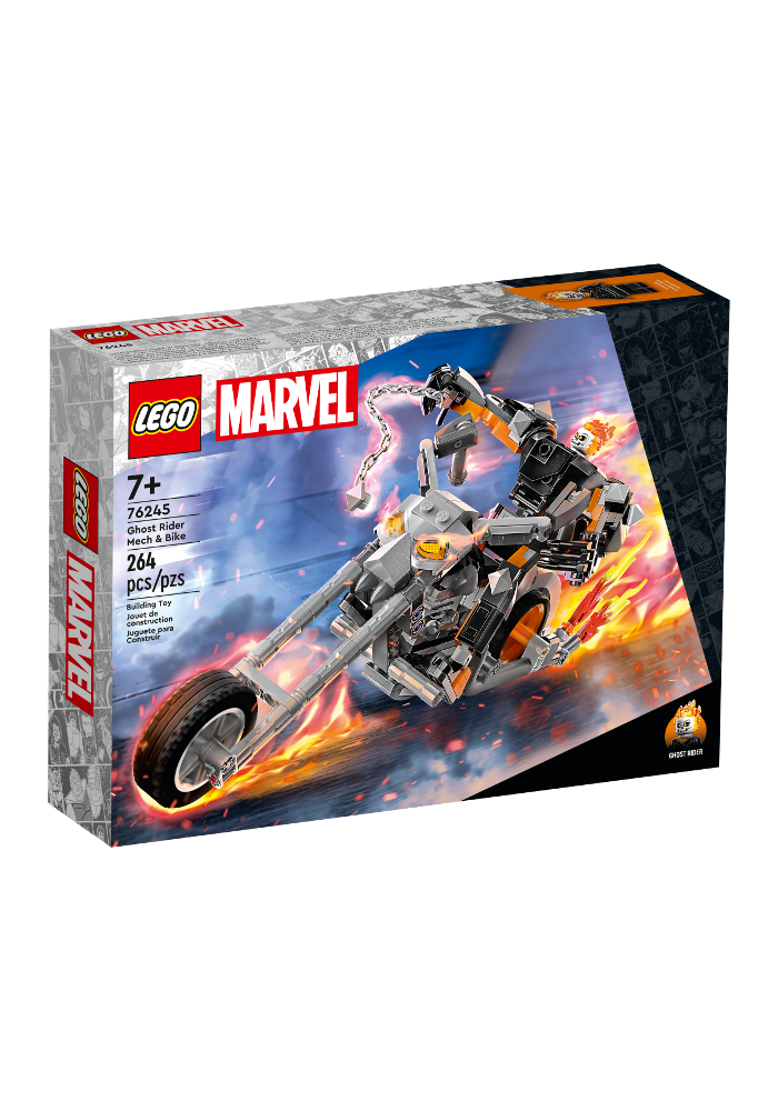 Okładka LEGO MARVEL Upiorny Jeździec — mech i motor 76245