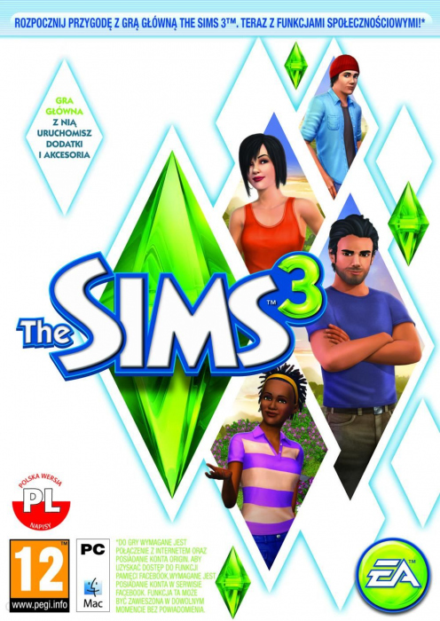 Okładka Sims 3