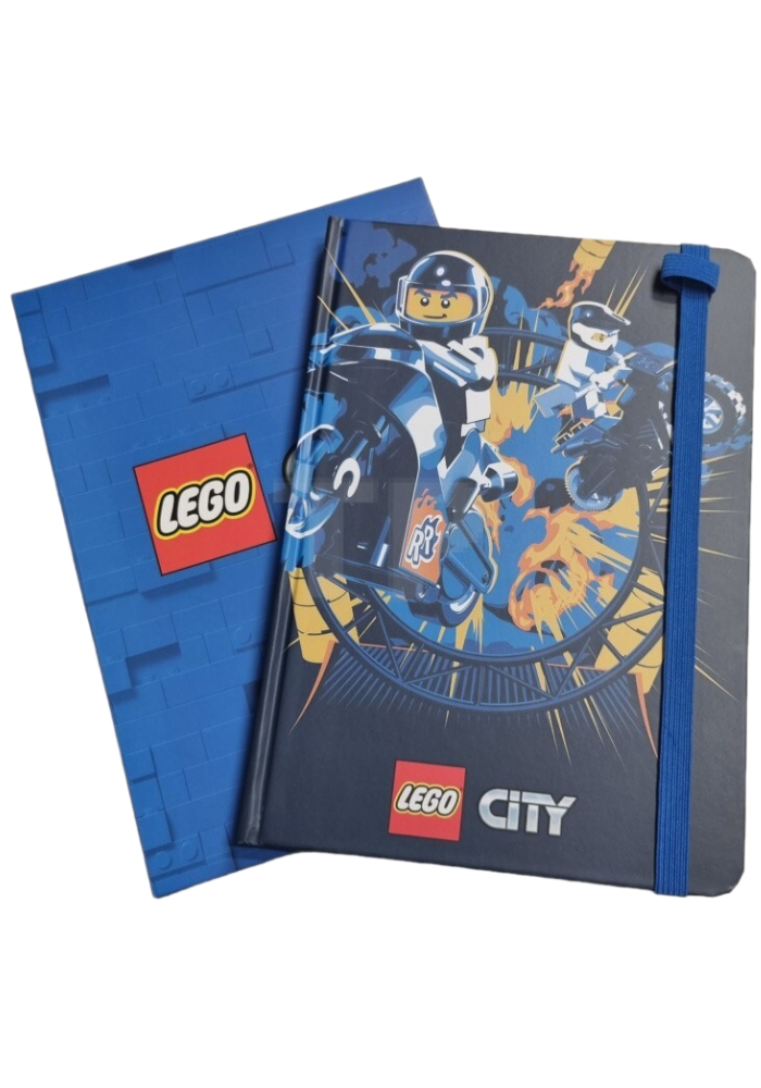 Okładka LEGO City Notatnik Szkolny z Naklejkami 192 strony